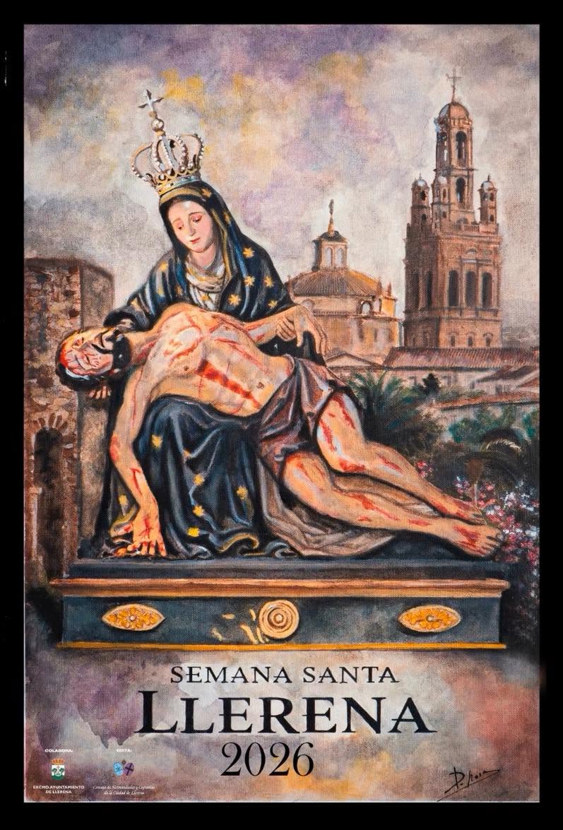 Cartel de Semana Santa en Llerena 2026